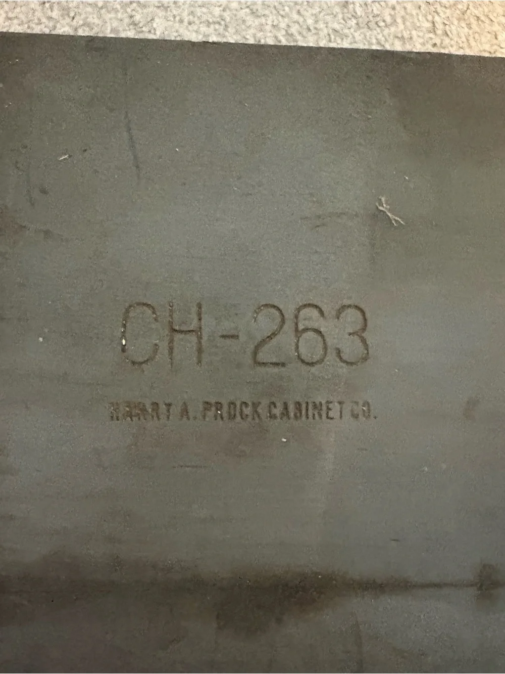 Vintage sturdy metal